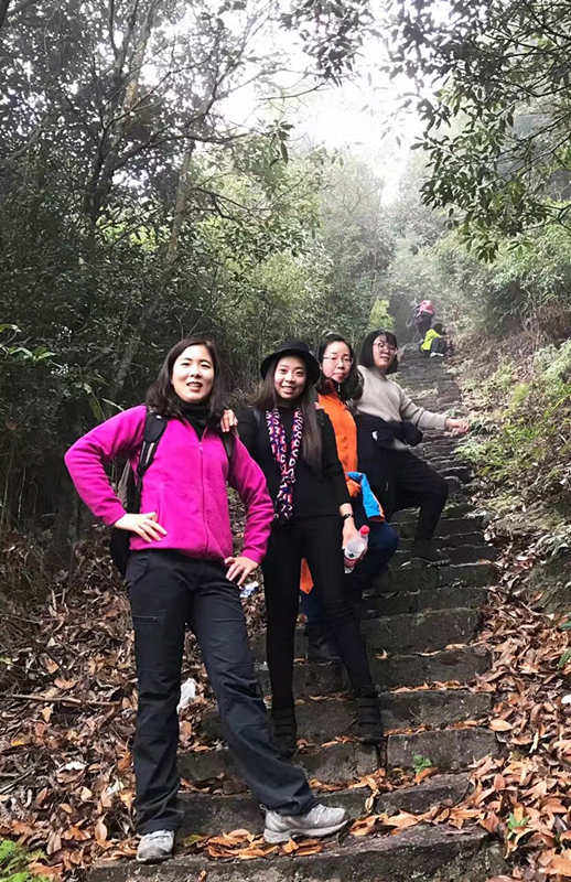 太姥山徒步,巾帼不让须眉